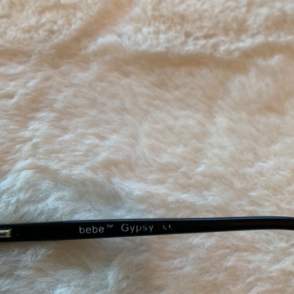 Bebe Black Cat Eye Eyeglasses Glasses w/ Cluster Rhinestones Vintage Pink Ladies - Picture 5 of 9